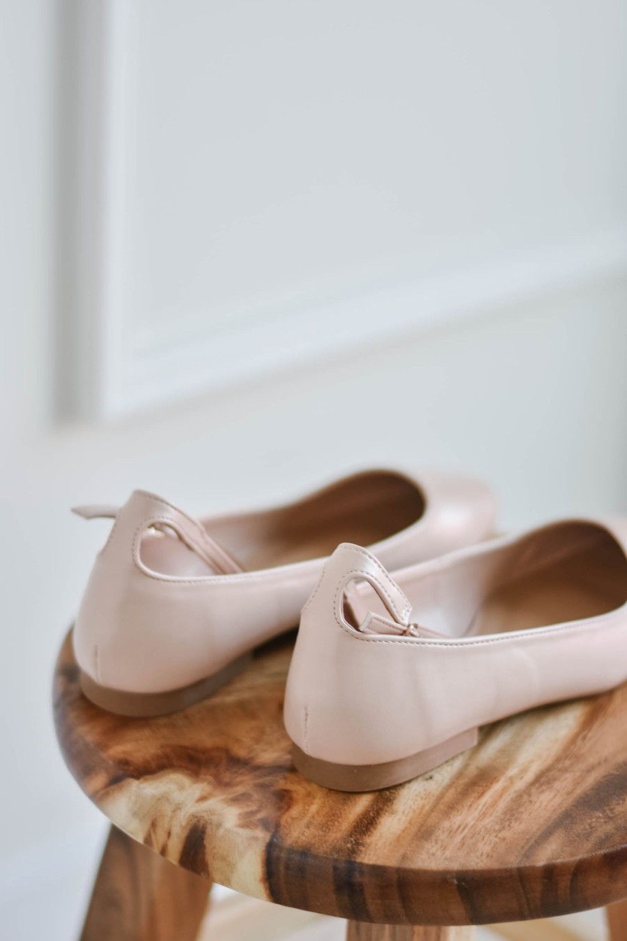 Footwear madaboutstyle | Ankle Strap Ballet Flat - Ballet Blush