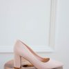 Footwear madaboutstyle | Meier Block Heel Pump - Beige