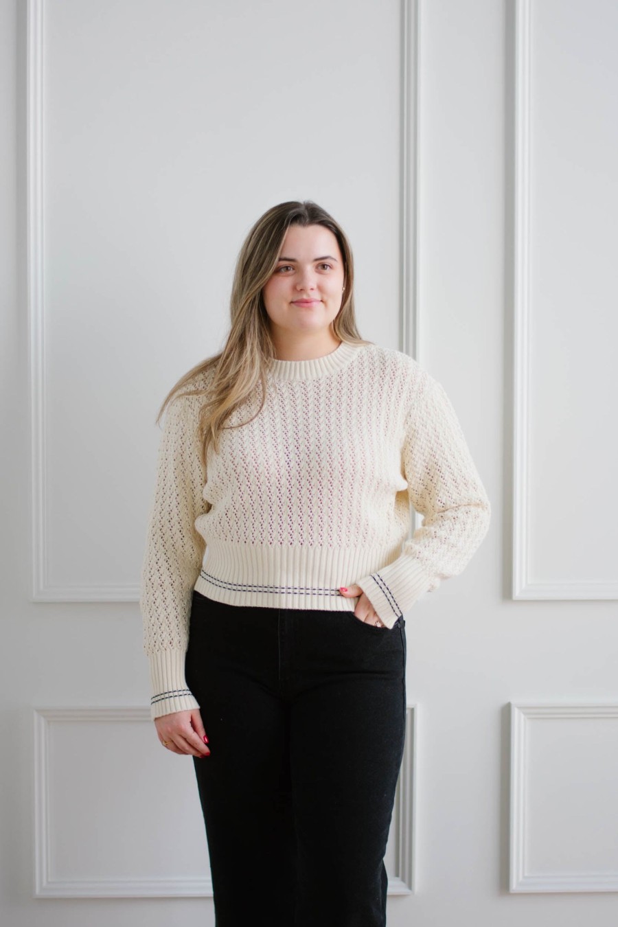 Tops madaboutstyle | Crochet Court Sweater