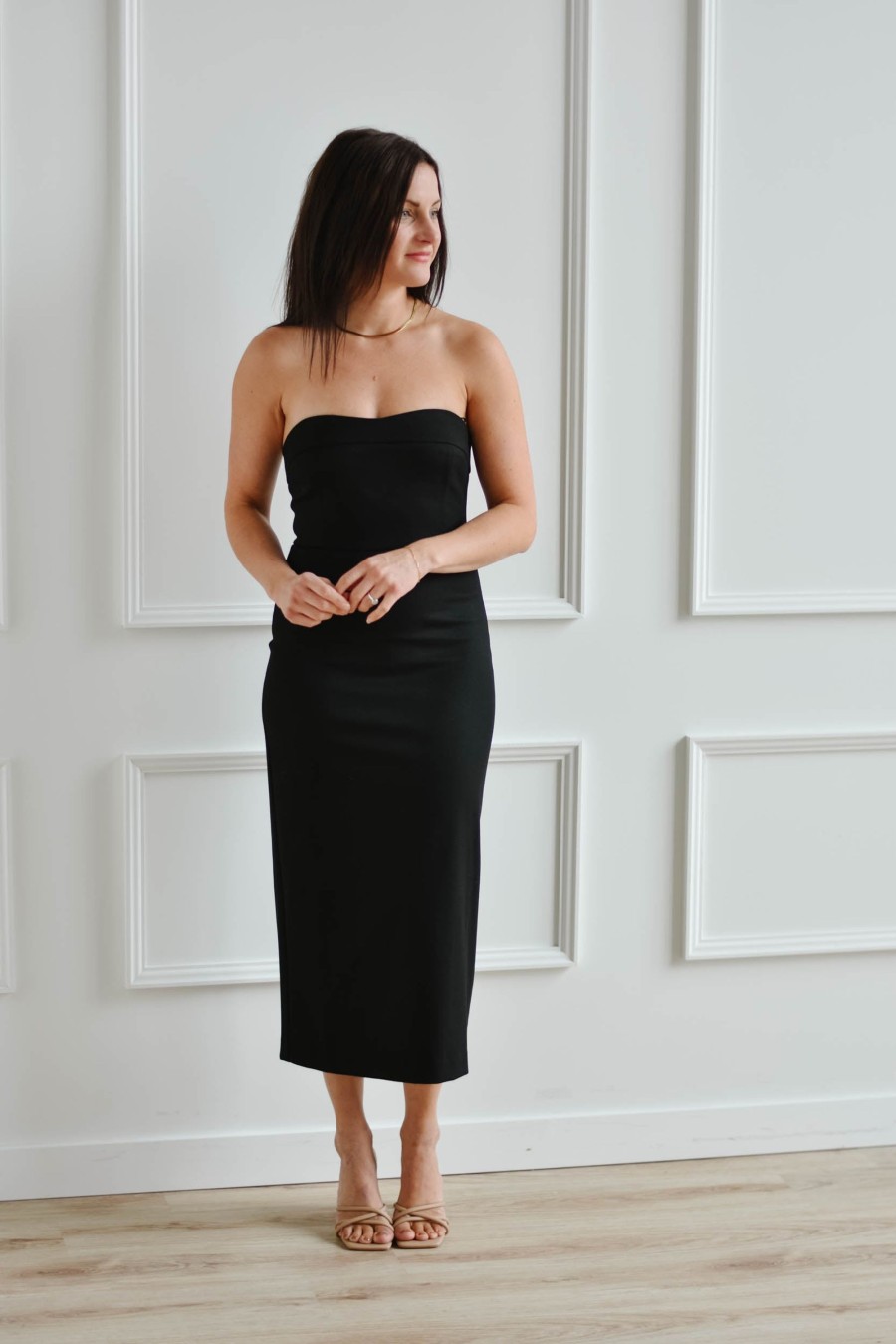 Dresses madaboutstyle | Miri Strapless Black Dress