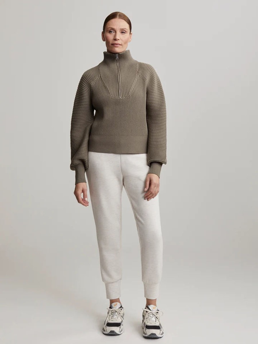 Tops varley | Varley | Reid Half-Zip Knit -Gravity Sage