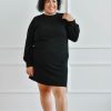 Curve madaboutstyle | Ribbed Knit Dress | S-2Xl