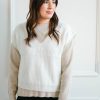 Tops madaboutstyle | Whisper White Knit Vest