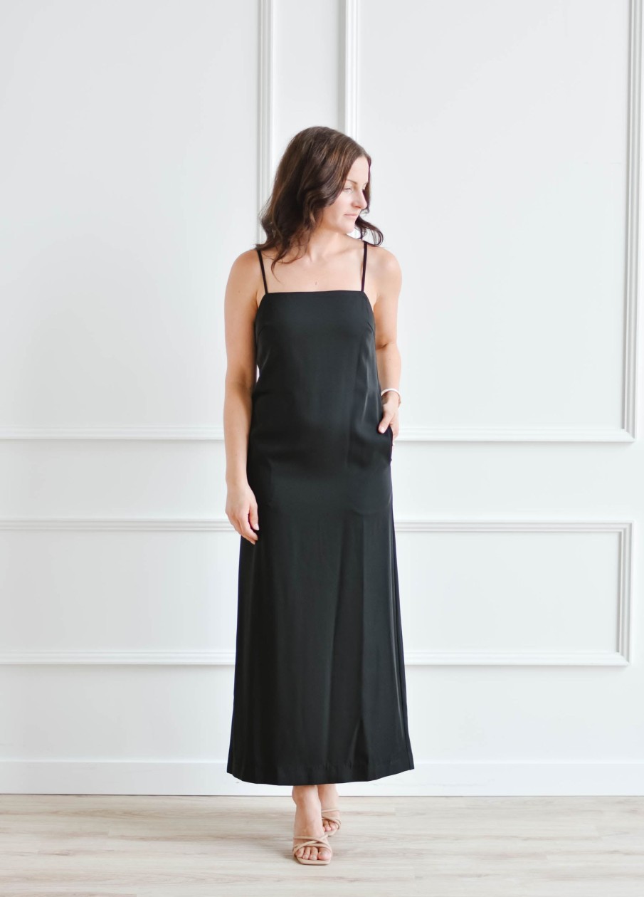 Dresses madaboutstyle | Faye Black Sheath Dress