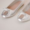 Footwear madaboutstyle | Silver Ballet Flat