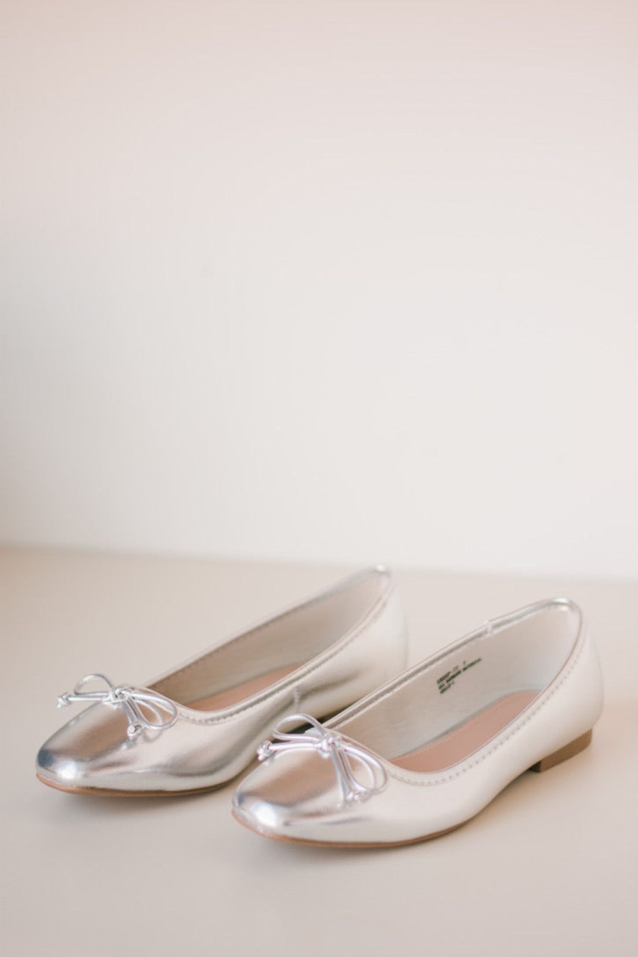 Footwear madaboutstyle | Silver Ballet Flat