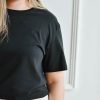 Tops madaboutstyle | Elevated Boxy Tee - Black