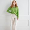 Tops madaboutstyle | Green Tea Polo Knit