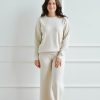 Bottoms madaboutstyle | Almond Ribbed Sweater Pant