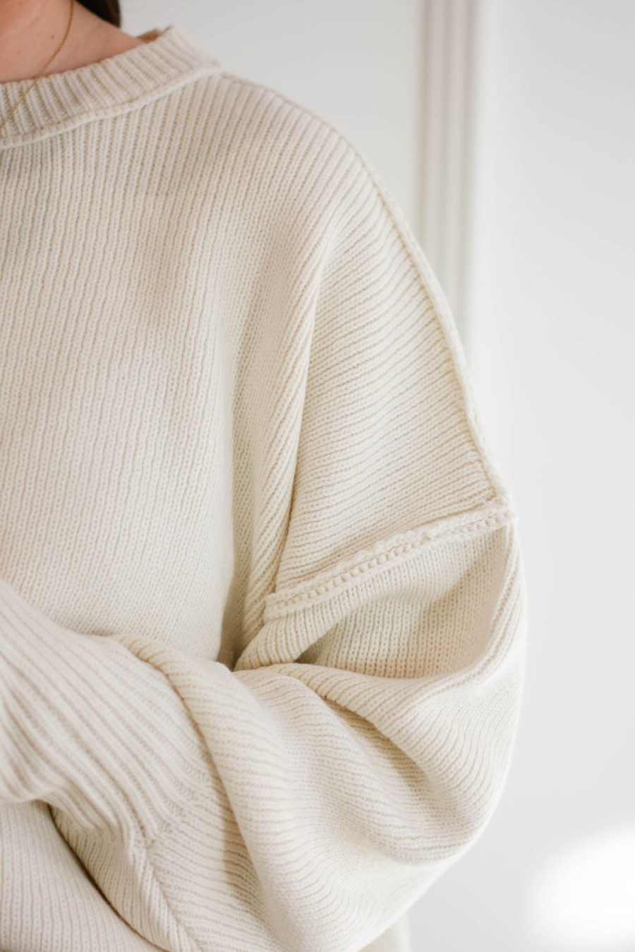 Tops madaboutstyle | The Always Sweater - Cream