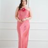 Dresses madaboutstyle | Rose Satin Midi