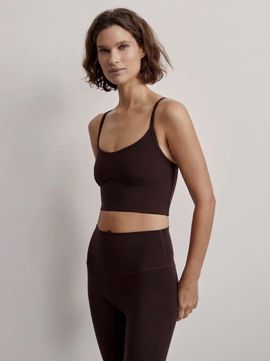 Tops madaboutstyle | Varley | Always Surrey Bra - Coffee Bean