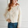 Tops madaboutstyle | Soft Boucle Cropped Cardigan