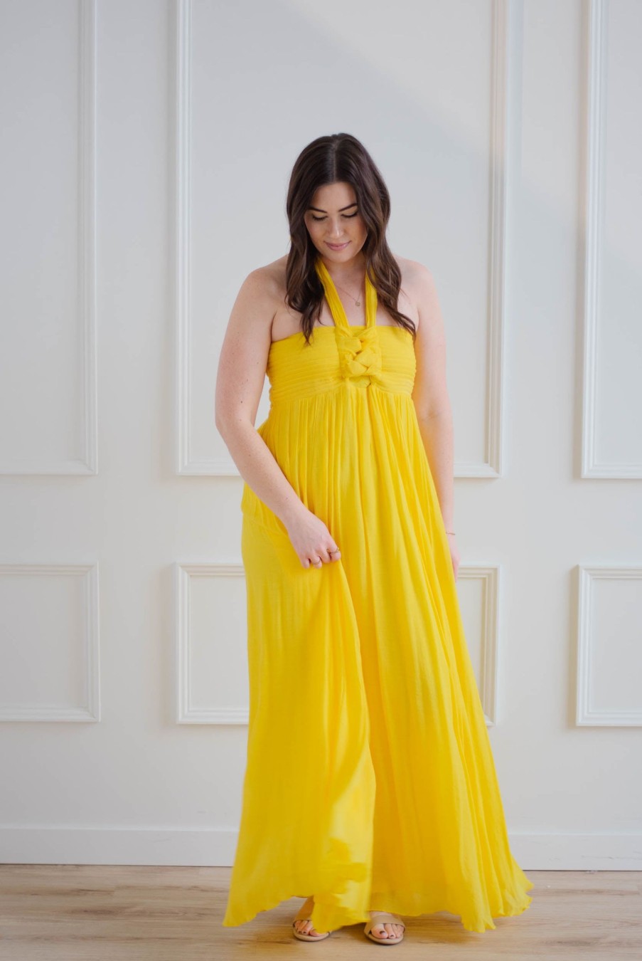 Dresses madaboutstyle | Sunshine Halter Maxi