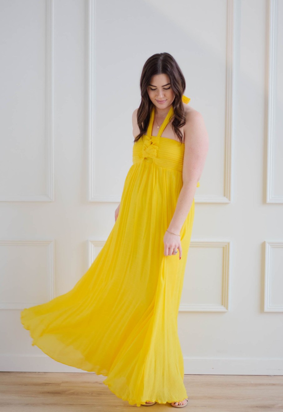 Dresses madaboutstyle | Sunshine Halter Maxi