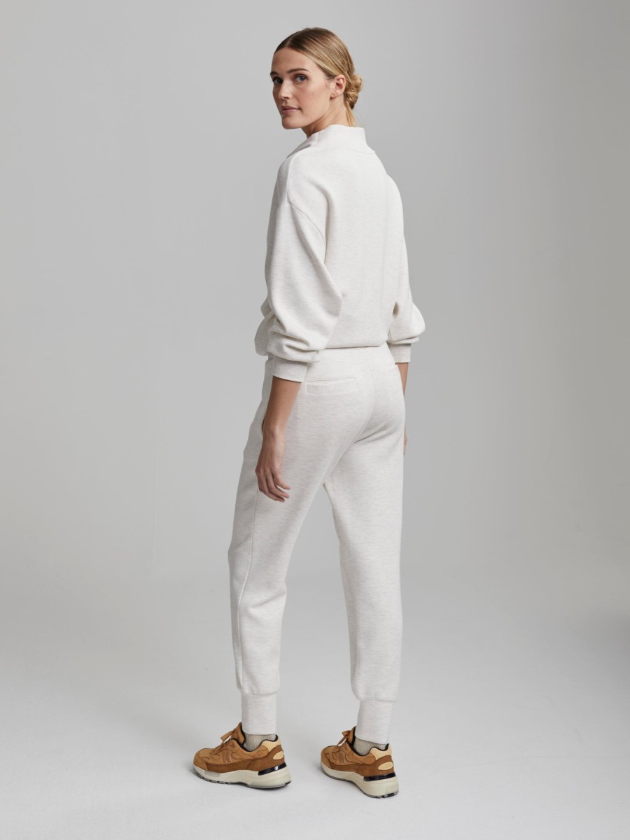 Bottoms varley | Varley | The Slim Cuff Pant 27.5" - Ivory Marl