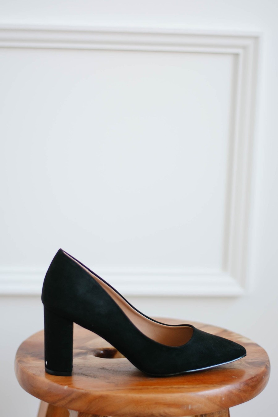 Footwear madaboutstyle | Meier Block Heel Pump - Black